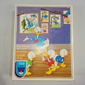 Walt Disney Donald Duck Trophy 160 Piece Vintage Jigsaw Puzzle by Whitman